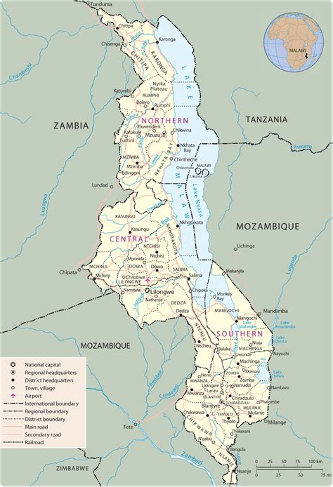 zip code for malawi.
